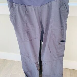 Healing Hands Women's Gray Cargo Pants